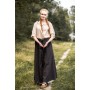Mittelalter Kurzarmbluse "Sandra" Hanffarben L