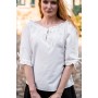Mittelalter Kurzarmbluse "Sandra" Natur L