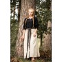 Mittelalterbluse mit Spitze "Bettina" Schwarz L