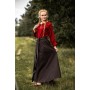 Mittelalterbluse mit Spitze "Bettina" Rot S