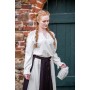 Mittelalterbluse mit Spitze "Bettina" Natur XS