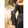 Bluse "Carmen" Schwarz XL