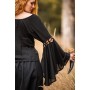 Bluse "Carmen" Schwarz XL