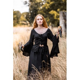 Bluse "Carmen" Schwarz S