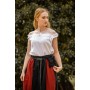 Ärmellose Sommerbluse "Adele" Weiß XS