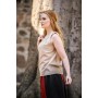 Ärmellose Sommerbluse "Adele" Hanffarben S