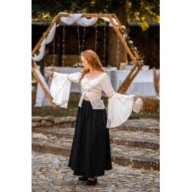 Bluse "Carmen" Weiß XXXL