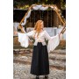 Bluse "Carmen" Weiß XXXL