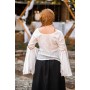 Bluse "Carmen" Weiß XXL