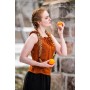 Ärmellose Sommerbluse "Adele" Rost XS