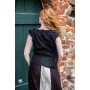 Sommerbluse mit Rüsche "Lotte" Schwarz XS