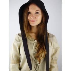 Mittelalter Haube "Alex" Braun S/M