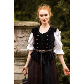 Uniformweste "Adaliz" Schwarz XL