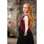 Miederweste mit Stickerei "Selma" Rot M
