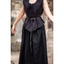 Miederweste mit Stickerei "Selma" Schwarz XXXL