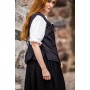 Miederweste mit Stickerei "Selma" Schwarz XXXL