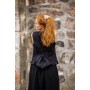 Miederweste mit Stickerei "Selma" Schwarz M
