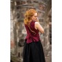 Miederweste mit Stickerei "Selma" Rot XXXL