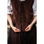 Miederweste "Odette" Dunkelbraun XXXL