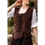 Miederweste "Odette" Dunkelbraun XL