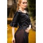 Trägerbluse "Prina" Schwarz XL