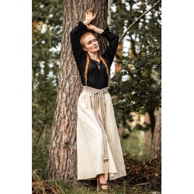 Mittelalterrock aus schwerer Baumwolle "Smilla" Natur XXXL