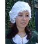 Mittelalterliche Haube "Celine" Weiß