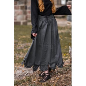Mittelalterrock mit Stickerei "Svenja" Blau L/XL