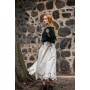 Mittelalterrock mit Stickerei "Svenja" Natur XXXL