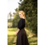 Mittelalter Kurzarmbluse "Vera" Schwarz M