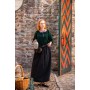 Mittelalter Kurzarmbluse "Vera" Grün S