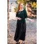 Mittelalter Kurzarmbluse "Vera" Grün XL