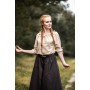 Mittelalter Kurzarmbluse "Vera" Hanffarben XXL