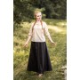 Mittelalter Kurzarmbluse "Vera" Hanffarben XXXL