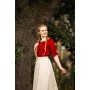 Mittelalter Kurzarmbluse "Vera" Rot XXXL