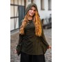 Geschnürtes Oberteil "Lea" - Olivgrün L