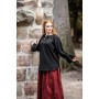 Mittelalterbluse "Morgan" Schwarz XXXL