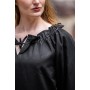 Mittelalterbluse "Morgan" Schwarz XXXL