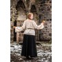 Klassische mittelalter-Baumwollbluse "Coletta" Natur XXL