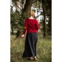 Mittelalterbluse "Edith" Rot XS