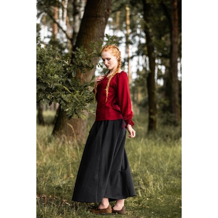 Mittelalterbluse "Edith" Rot S