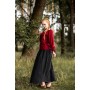 Mittelalterbluse "Edith" Rot S