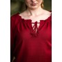 Mittelalterbluse "Edith" Rot M
