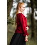 Mittelalterbluse "Edith" Rot L