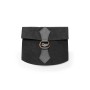 Leder-Gürteltasche mit Drachenschließe "Will" Schwarz