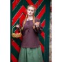 Mittelalter Bluse "Tilda" Braun M