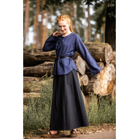 Mittelalter Bluse "Tilda" Blau S