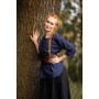 Mittelalter Bluse "Tilda" Blau S