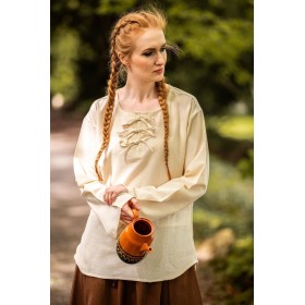 Mittelalter Bluse "Tilda" Natur XXL