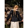 Klassische Mittelalterbluse "Emma" Schwarz L/XL